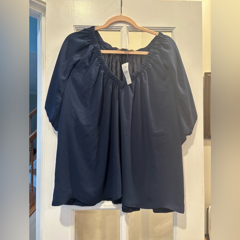 LOFT Deep Blue Women's Blouse